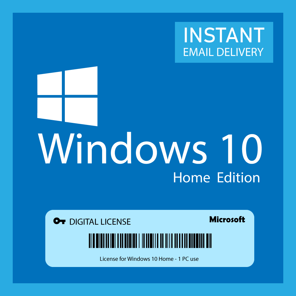 Windows- 10 Home keys - the license